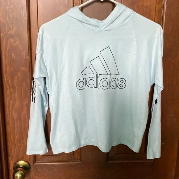 Girls Adidas Lightweight Hoodie - Picture 1 of 4